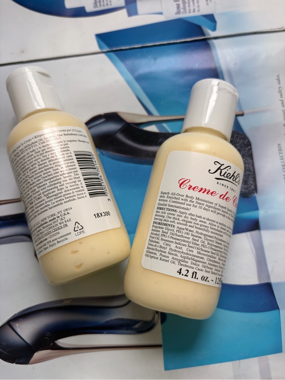 2x Kiehls Creme De Corps Body Lotion 4.2oz - 125ml with Cocoa Butter New Sealed - Picture 4 of 5